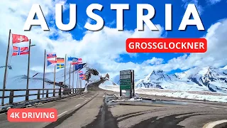 Grossglockner High Alpine Road, Austria: 4K Drive - May 2024