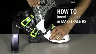 HOW TO Insert the liner in MAESTRALE RS