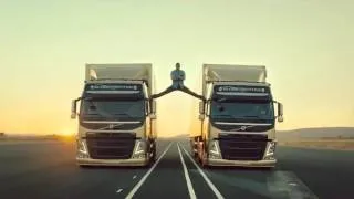 Volvo Trucks - The Epic Split feat. Van Damme REVERSED