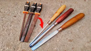 How to make Woodturning Chisel / from an old file