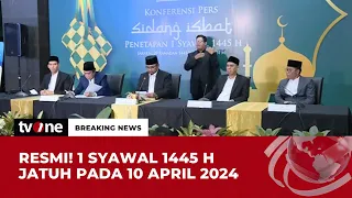 [BREAKING NEWS] 1 Syawal 1445 H, Rabu 10 April 2024 | tvOne