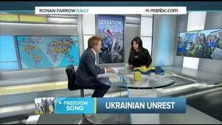 Ruslana: Putin organized unrest | NBC News, 07.04.2014