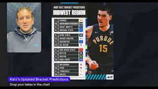 Bracketology: Second March Madness men's bracket predictions of 2024