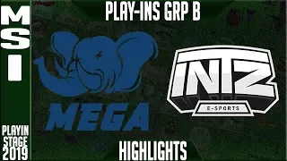 MG vs ITZ Highlights | MSI 2019 Play-In Stage - Group B Day 2 | Mega Esports vs INTZ e-Sports Club