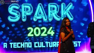 Charan teja and Team Performance | SPARK 2024 | SVCE |