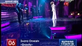 Zlata Ognevich - Gravity (live at Ukrainian NF)