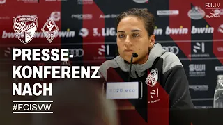 Schanzer Pressekonferenz nach FC Ingolstadt 04 vs. SV Waldhof Mannheim