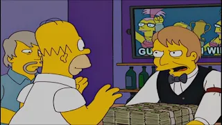 Homer aposta contra sua filha