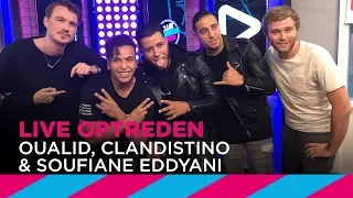 Oualid, Clandistino & Soufiane Eddyani doen 'Karima' [LIVE] | SLAM!