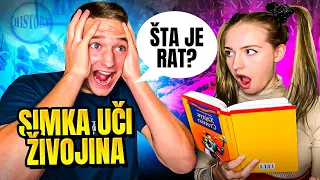 SIMKA UCI ZIVOJINA ISTORIJU!