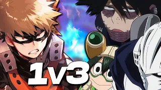 Rank 1 Bakugo Clutches Crazy 1v3 Against Rapid Comp | MY HERO ULTRA RUMBLE