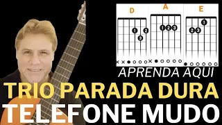 Aprenda aqui o passo a passo de como tocar telefone Mudo ( Trio Parada Dura)