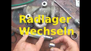 Radlager bei Ape 50 wechseln