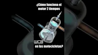 ¿Cómo FUNCIONA el MOTOR 2 TIEMPOS en las MOTOS? #Shorts