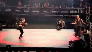 (Not an official)2014 DANCE@LIVE WORLD CUP FREE STYLE BEST8 │Chrissy(TAIWAN) VS SALAH(FRANCE)│