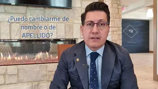 ¿Puedo cambiarme de nombre y de APELLIDO?