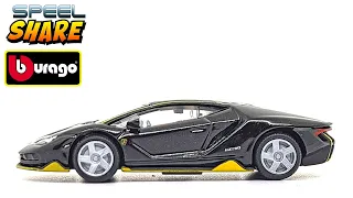 Bburago Lamborghini Centenario 'Street Fire' Series 1/64 Diecast Review and Matchbox Comparisons