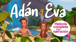 Adán y Eva en el Jardín del Edén 🌳 Historia Completa con narración! | BIBTOONS