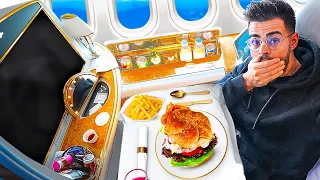 Eating in First Class! (Shocking)