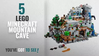 Top 10 Lego Minecraft Mountain Cave [2018]: LEGO Minecraft The Mountain Cave 21137 Building Kit
