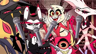 Every Hazbin Hotel song but when they say the title it skips to the next song