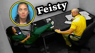 Feisty Female Felon!! - D0PESick Interrogation