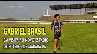 GABRIEL BRASIL em visita ao NOVO ESTÁDIO DE FUTEBOL MUNICIPAL DE MARABÁ