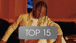 Top 15 Most streamed TRAVIS SCOTT Songs (Spotify) 11. September 2020