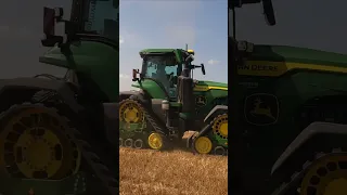 2x JOHN DEERE X9 1000 & 13,7m [ John Deere HD45X ] Donau Farm Slovakia ]