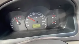 2006 Kia Cerato 1.6i EX 105 HP 0-180 km/h Acceleration