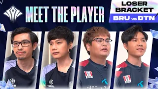 สัมภาษณ์ผู้เล่น BRU🆚DTN ก่อนแข่ง Semi Finals | Meet the player | AIC 2021