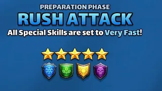 Empires and Puzzles 5☆ Tournament Rush Attack Defence Set up