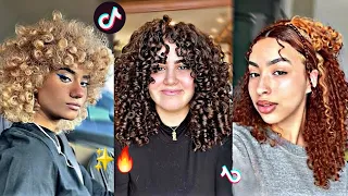 Tiktok Curly Hair Transformations | Tiktok Compilation