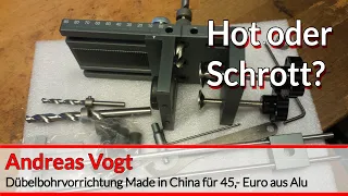 Unboxing Dübelbohrvorrichtung (Doweling Jig)