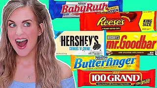 Irish Girl Tries AMERICAN CHOCOLATE BARS  For The First Time