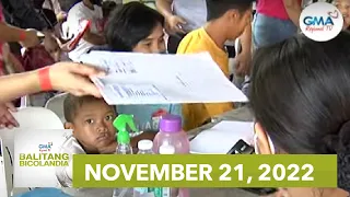 Balitang Bicolandia : November 21, 2022