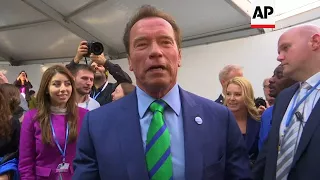 Schwarzenegger speaks at UN climate event in Bonn