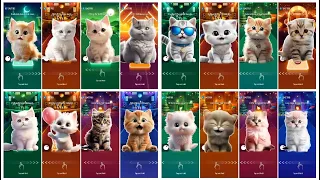 CUTE CATS DANCE BATTLE BLACKPINK DUDUDU | FIFTY FIFTY CUPID | SING ME TO SLEEP | QUEENCARD