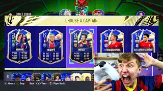 98 TOTY MESSI IN THE LUCKIEST 190 FUT DRAFT!! - FIFA 21