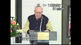Hanover Archives: President Horner speaks at 30th anniversary of the 1974 tornado | April 3, 2004