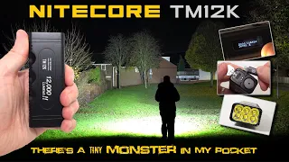 NITECORE TM12K - 12,000 lumens pocket light! Real-time OLED display & Type-C quick charging