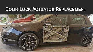 Door Lock Actuator Replacement | VW Golf MK5