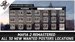 Mafia 2 Definitive Edition - All 30 new Wanted Poster Locations  (160-189) Collectibles Guide