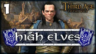 RIVENDELL RISES! Third Age Total War: Divide & Conquer 4.5 - High Elves Campaign #1