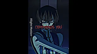 LELOUCH 🐐 EDIT || CODE GEASS