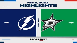 NHL Highlights | Lightning vs. Stars - February 11, 2023