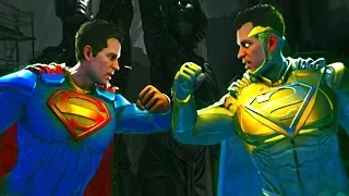 Injustice 2 - Superman vs God Superman - All Mirror Intro Dialogue, Clash Quotes and Supermoves