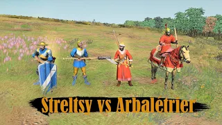 Streltsy VS Arbaletrier | AOE4 | army value same #aoe #aoe4 #aoe4conqueror #ageofempires4