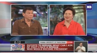 Face Off: Duterte-Defensor at #PilipinasDebates2016