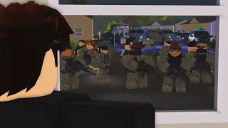 Military LOCKDOWN and surround my house! - Roblox Roleplay